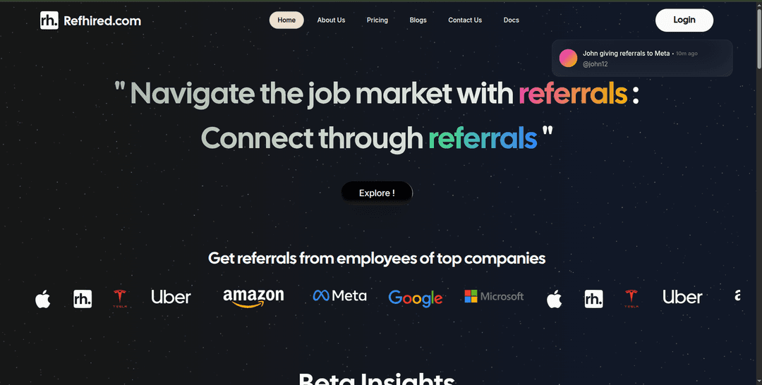 Refhired.com ( Monolith )